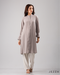 Knee Length Top With Decorative Cuff 58521